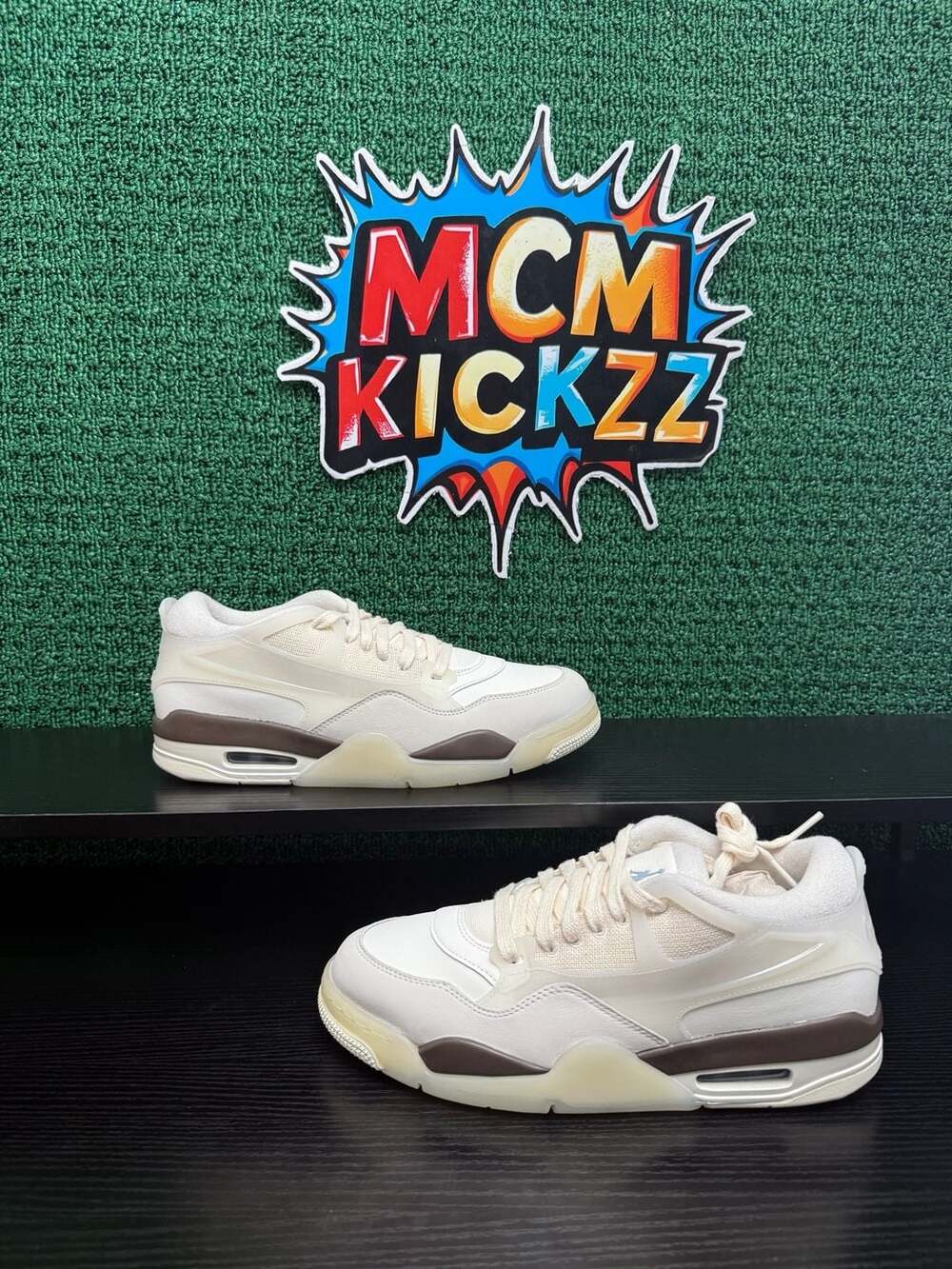 Nike Air Jordan 4 RM Sail/Lt Armory Blue Men’s Size 9.5 Brand New